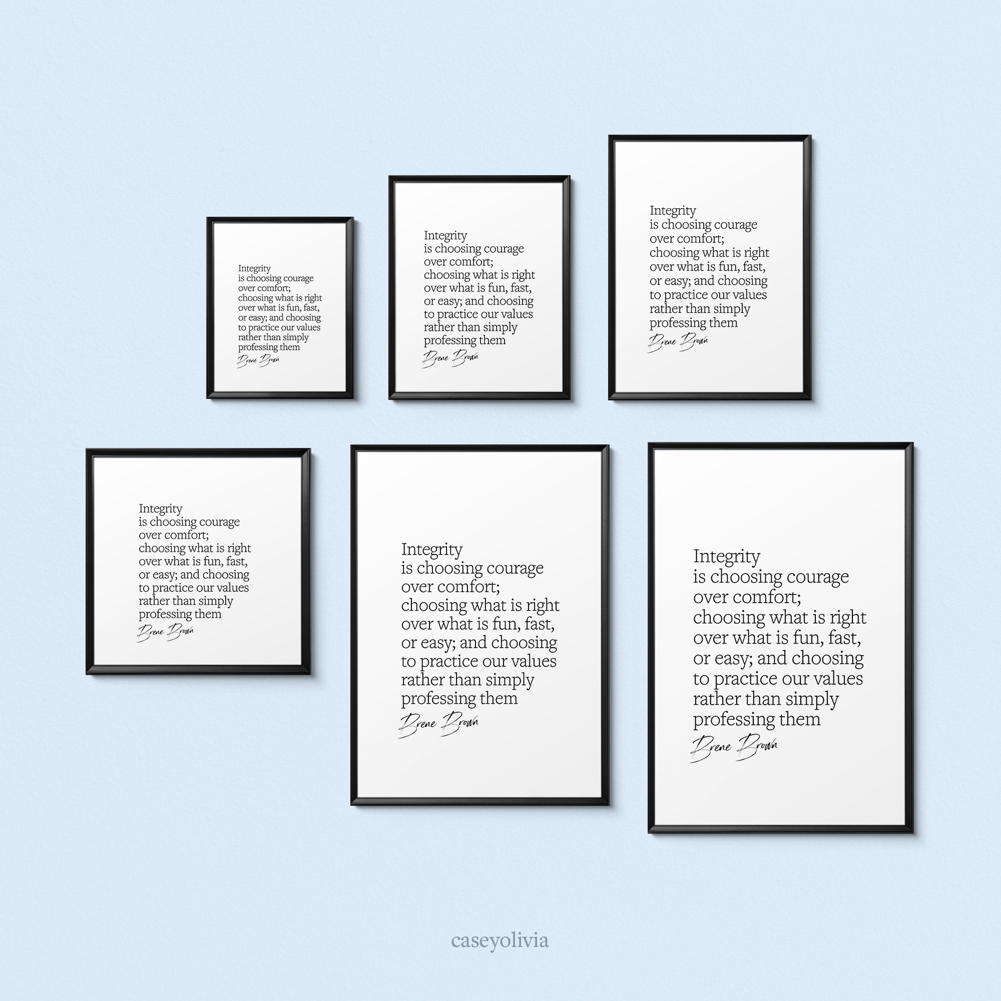 integrity meaning printable wall poster sizing options and ratios
