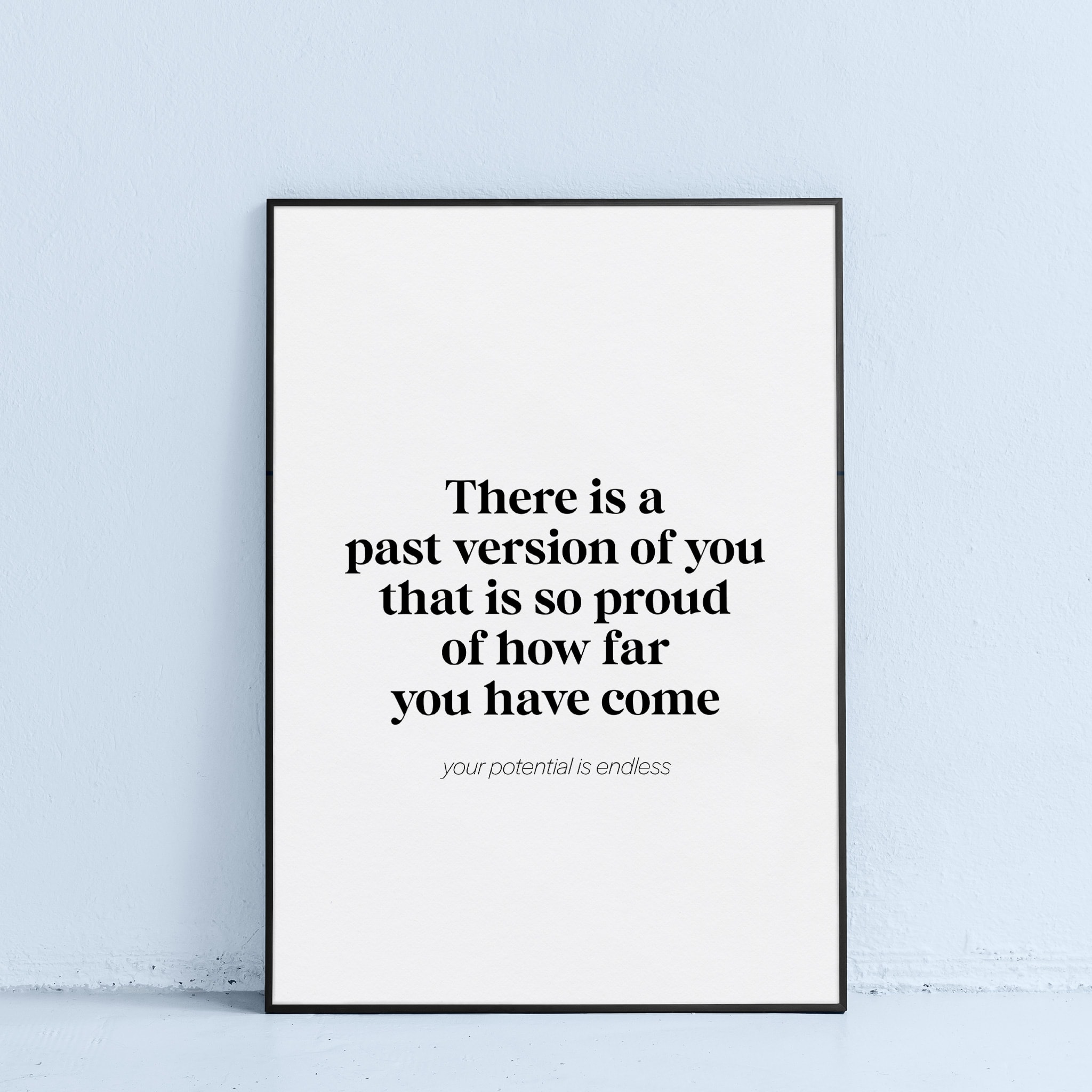 so proud of how far you have come printable wall art