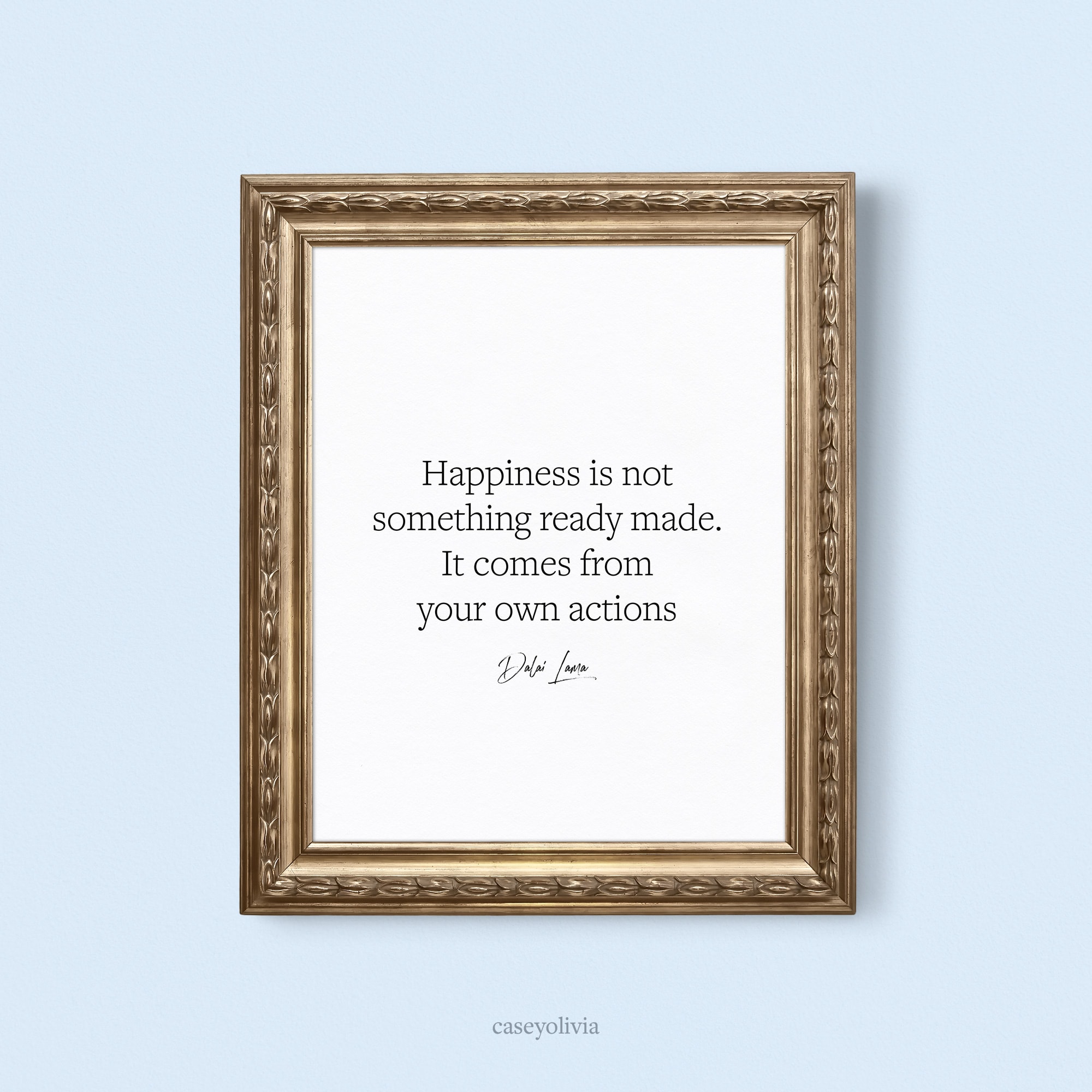 printable wall art quote about having a positive mindset
